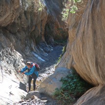 Jutta in the gorge